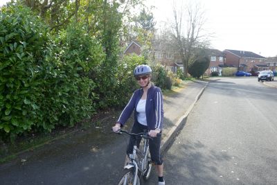 Marina on her bike.JPG
